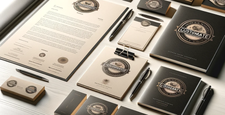 Papelería corporativa para una empresa
